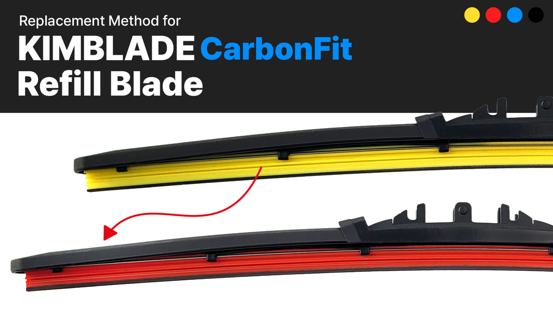 Learn to replace KIMBLADE CarbonFit wiper refill blades with guide. Ensure top performance and visibility. Follow simple steps to keep your wipers in great.