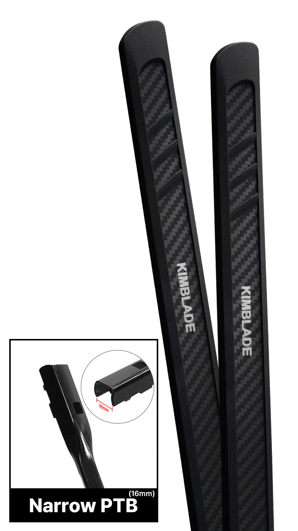 KIMBLADE CarbonFit - Dual Pack 24+20inch(600+500mm) Narrow PTB or A-PTB